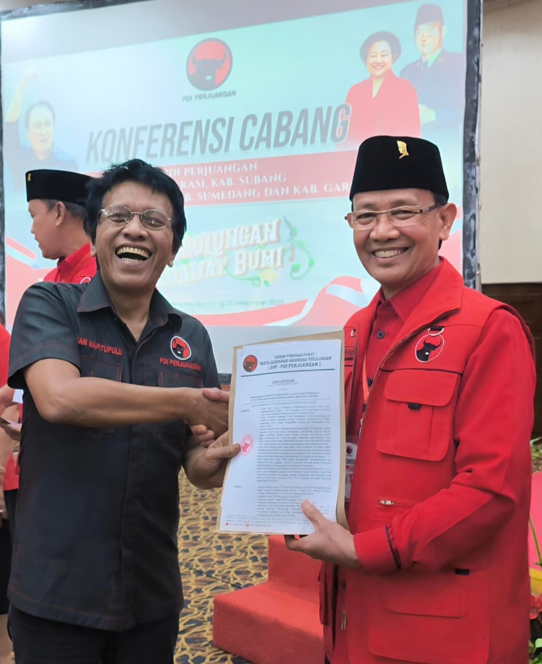 Karna Sobahi Kembali Pimpin PDIP Majalengka, Targetkan Konsolidasi dan Kemenangan Politik 2029