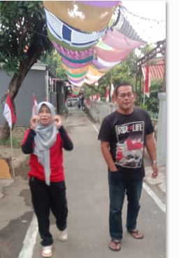 MENARIK! Seribu Kain Kerudung Hiasi Gang 