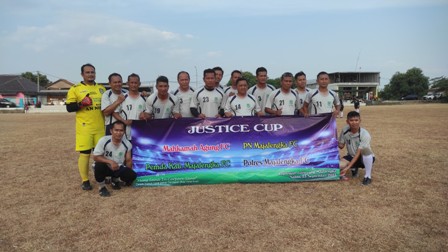 Kalahkan Pengadilan, Pemkab Juara Justice Cup