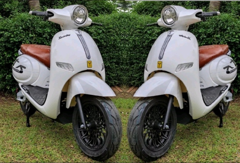 Harga dan Kredit Motor Listrik Uwinfly T5 yang Desainnya Mirip Vespa Klasik, Angsuran Ringan Cuma Rp350 Ribuan
