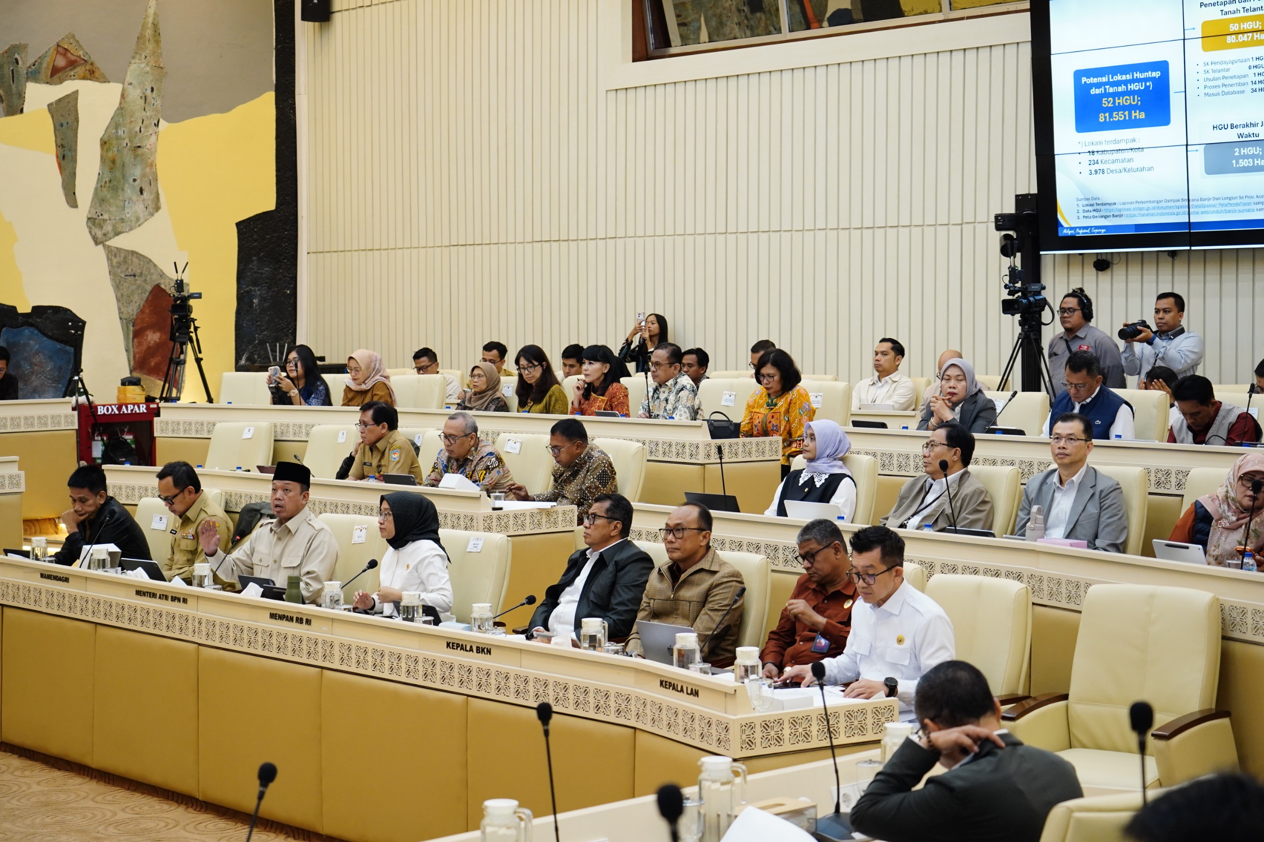 Komisi II DPR Soroti Anggaran Pascabencana Sumatra, Menteri Nusron Pastikan Refocusing