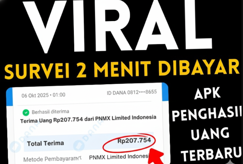Kerjain Misi 2 Menit Bisa Klaim Saldo DANA Gratis Rp207.000 Sehari Lewat Aplikasi Penghasil Uang Nyata Viral
