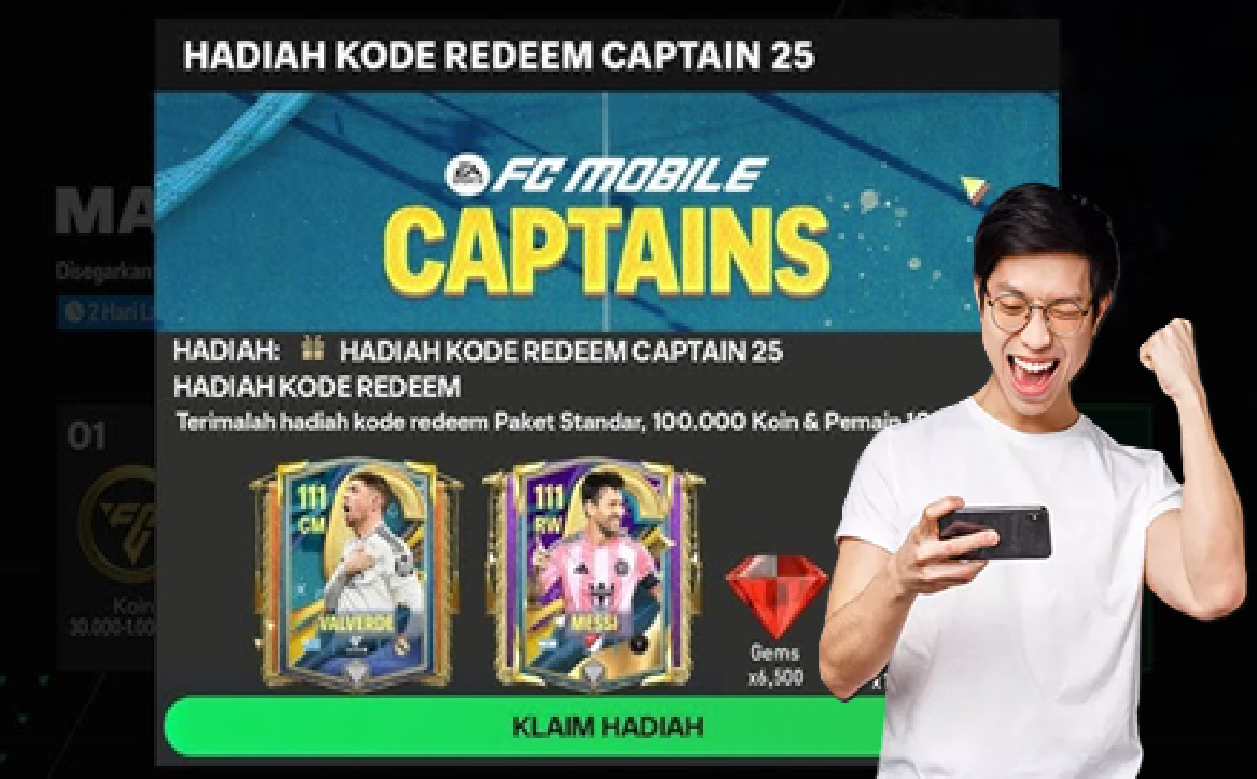 Kode Redeem FC Mobile 2 September 2025: Dapat Brad Lyons dan 5 Pemain Lain, Buruan Klaim Sebelum Hilang!