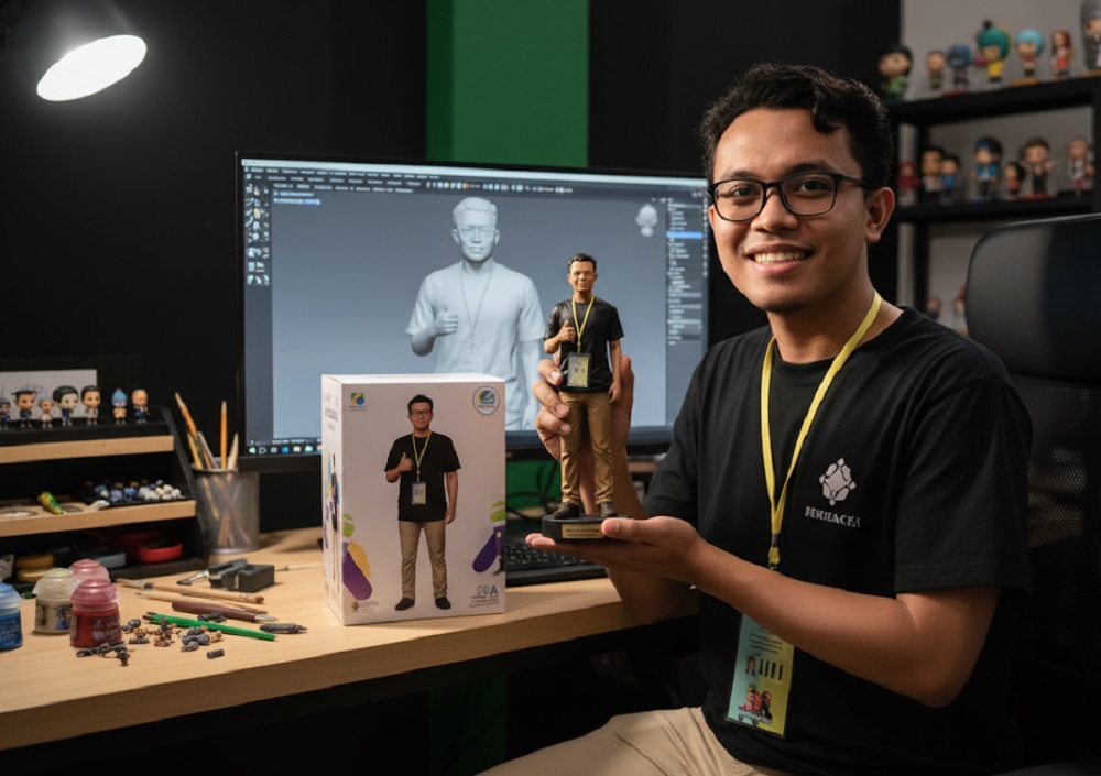 Anti Gagal! Begini Cara Bikin Miniatur Ai Pakai Foto Sendiri yang Lagi Viral, Bisa Sedang Pegang Action Figure