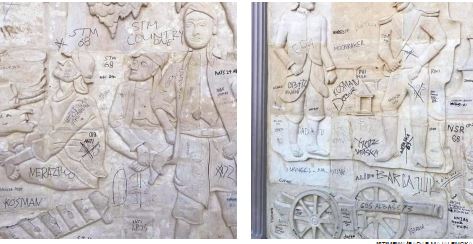 Viral! Vandalisme di Relief Talaga Manggung 