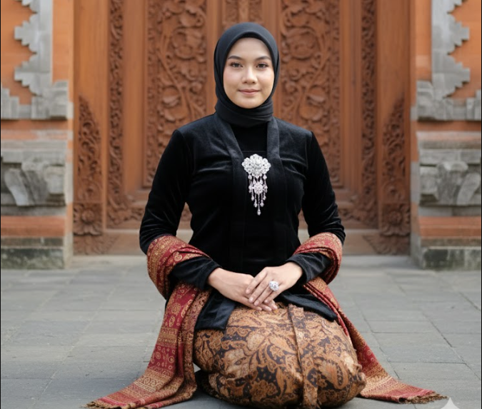 Seperti Asli! Prompt Gemini Ai untuk Foto Wanita Hijab Mengenakan Pakaian Adat Jawa Ala Keluarga Keraton