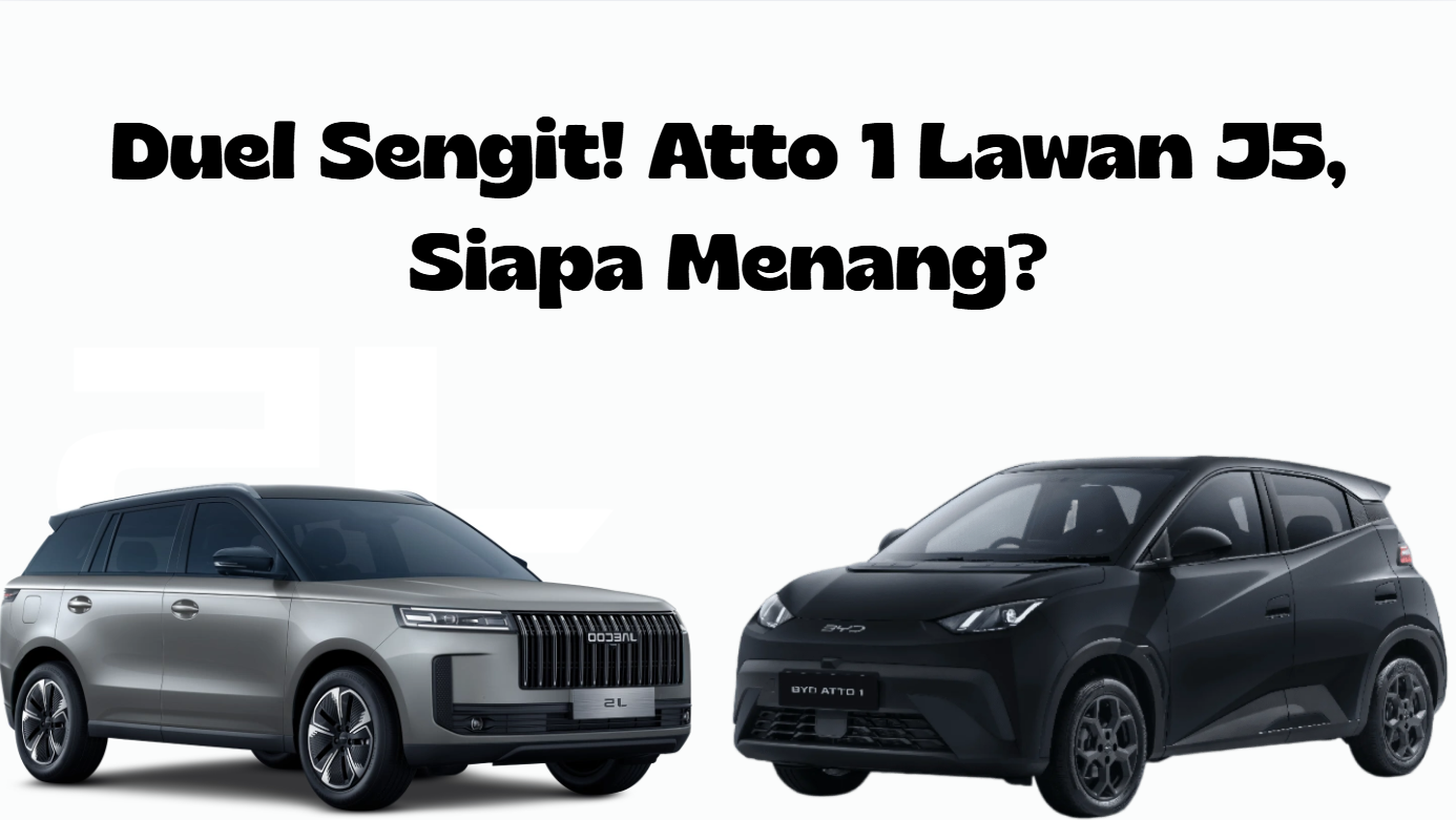 Selisih Harga Tipis Tapi Spek Beda Jauh! Mending Pilih Mobil Listrik BYD Atto 1 atau Jaecoo J5?