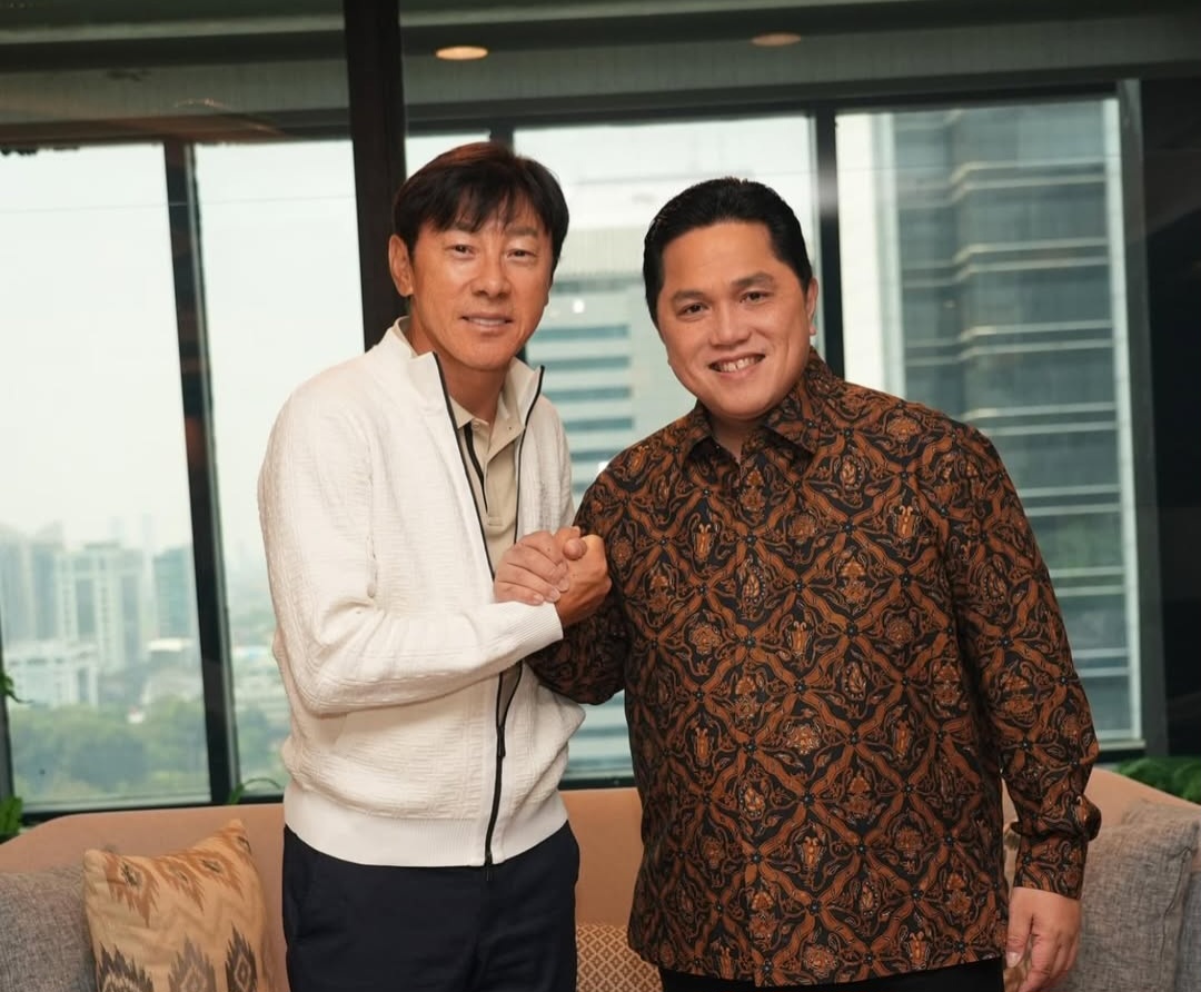 Update Peluang Timnas Indonesia CLBK dengan Shin Tae-yong, Erick Thohir Bilang Begini!