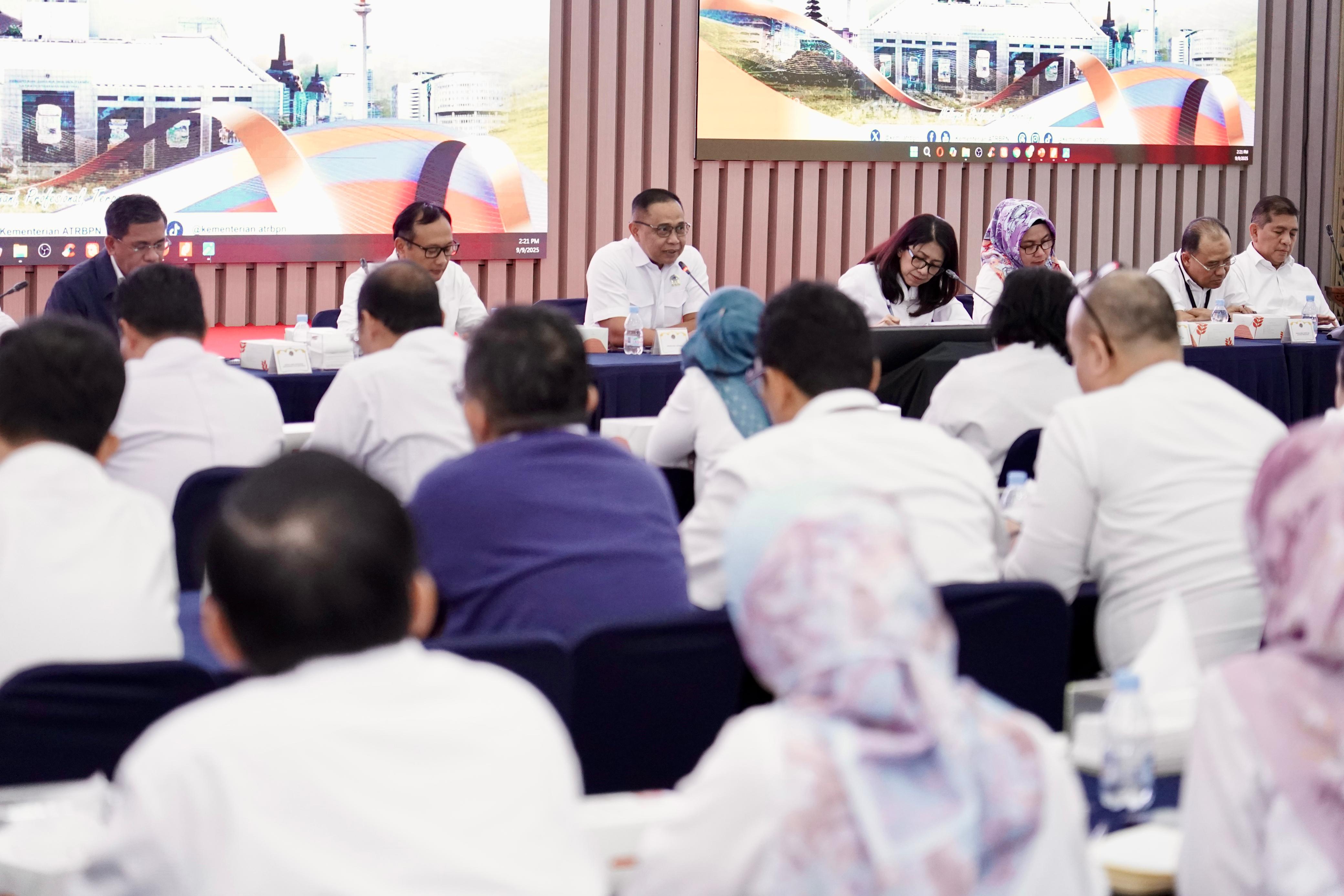 Sekjen ATR/BPN Imbau Jajaran Maksimal Bekerja Dukung Direktorat Teknis di Tengah Efisiensi Anggaran