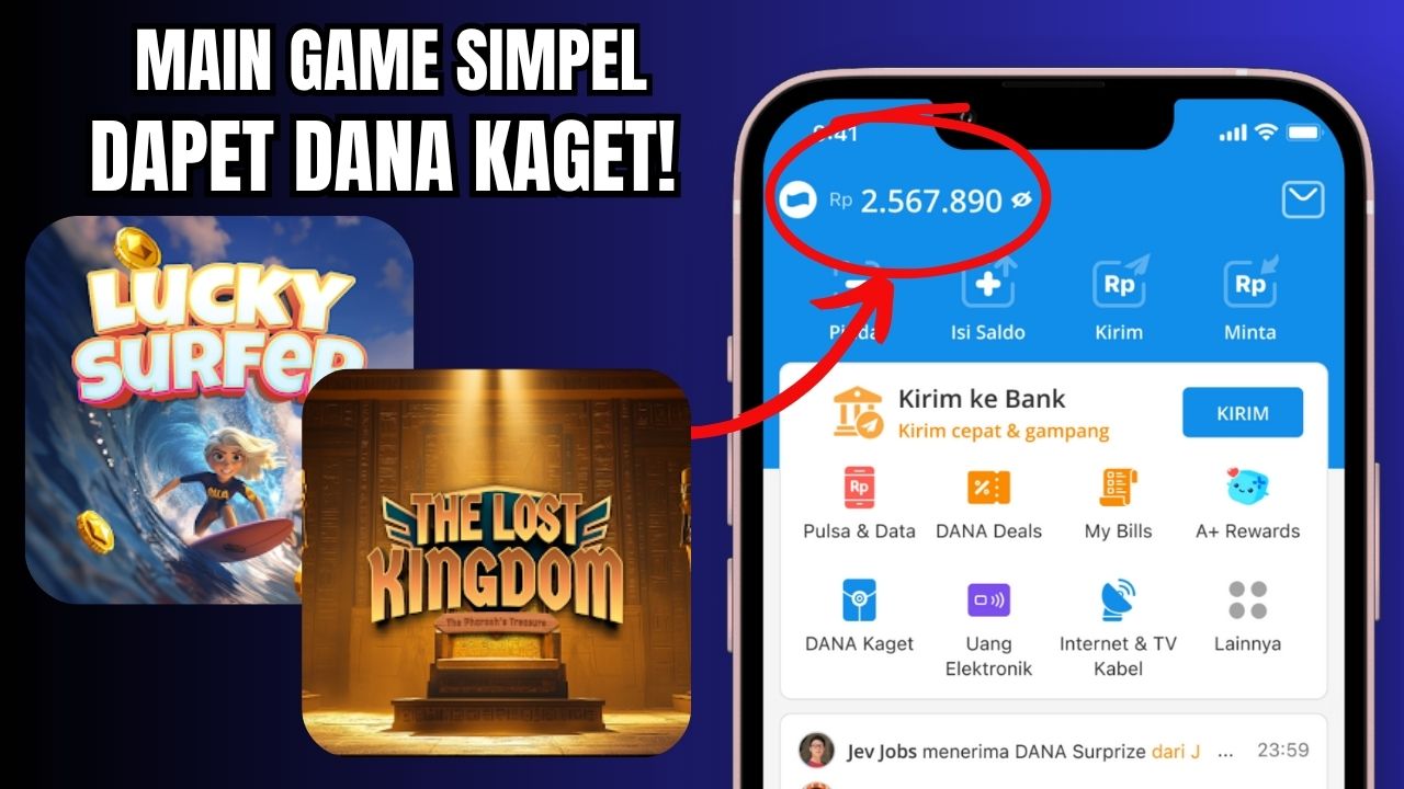 Dana Kaget Hari Ini Tanpa Undang Teman Bisa Cair Lebih Dari Rp100.000! Cek 2 Aplikasi Penghasil Uang Berikut