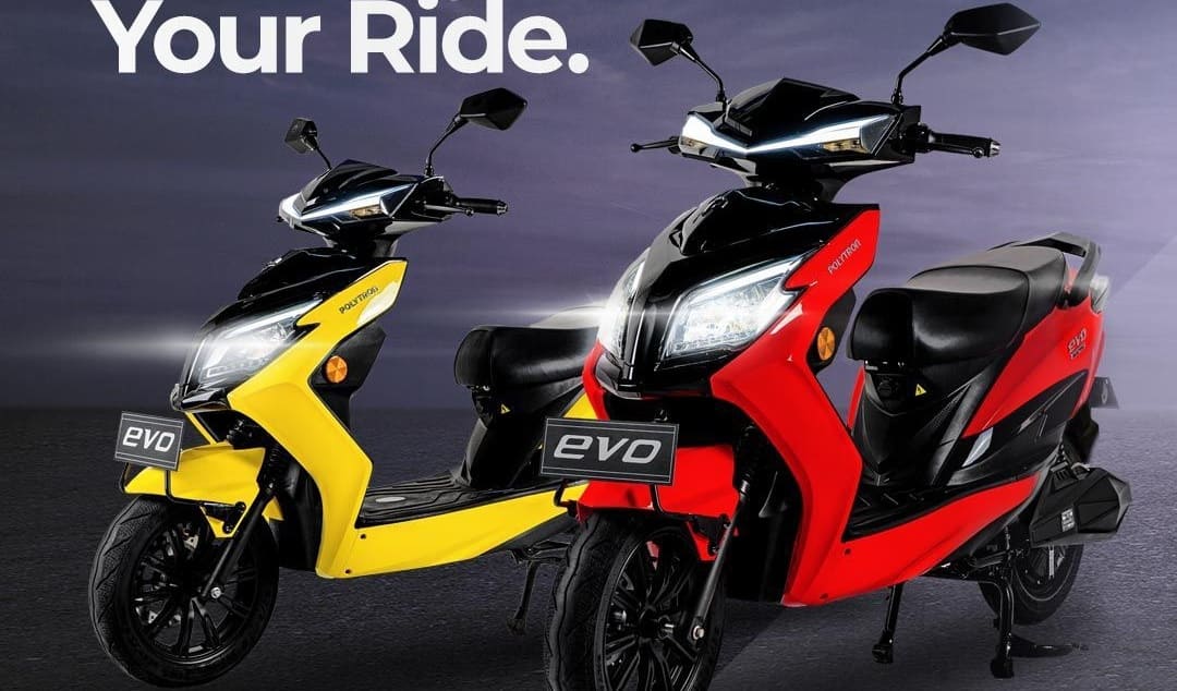 Jarak Tempuh Motor Listrik Polytron EVO Tembus 200 km, Punya 2 Baterai Lithium Ganda, Harganya Cuma 28 Jutaan