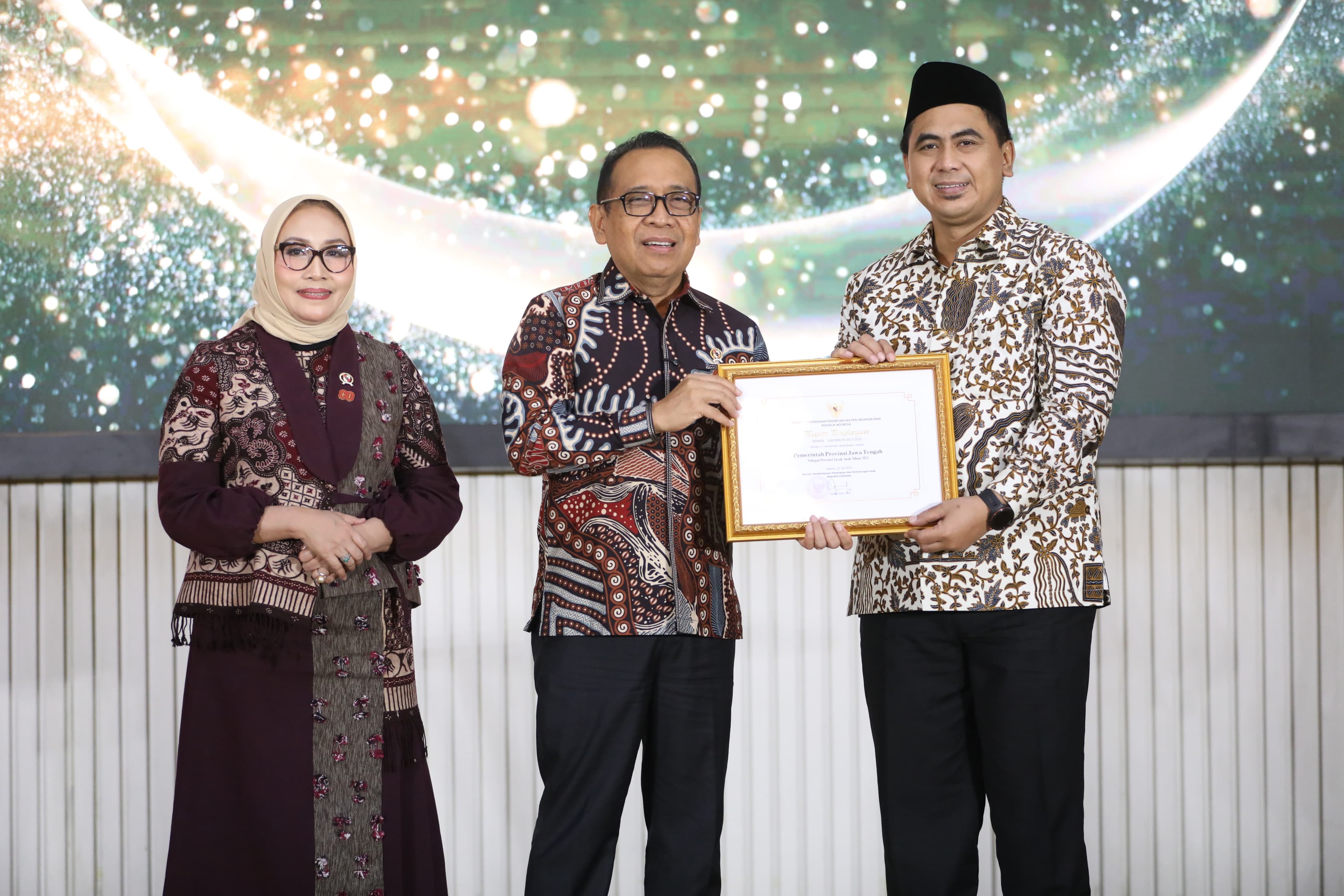 Jawa Tengah Raih Provinsi Layak Anak ke-4 Kali, Seluruh Kabupaten/Kota Juga Diganjar Penghargaan