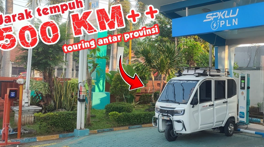 Selis Bromo Digeber Selama 16 Jam Non Stop, Ini Kondisi Baterai Motor Listrik Roda Tiga Dipakai Touring 561 Km