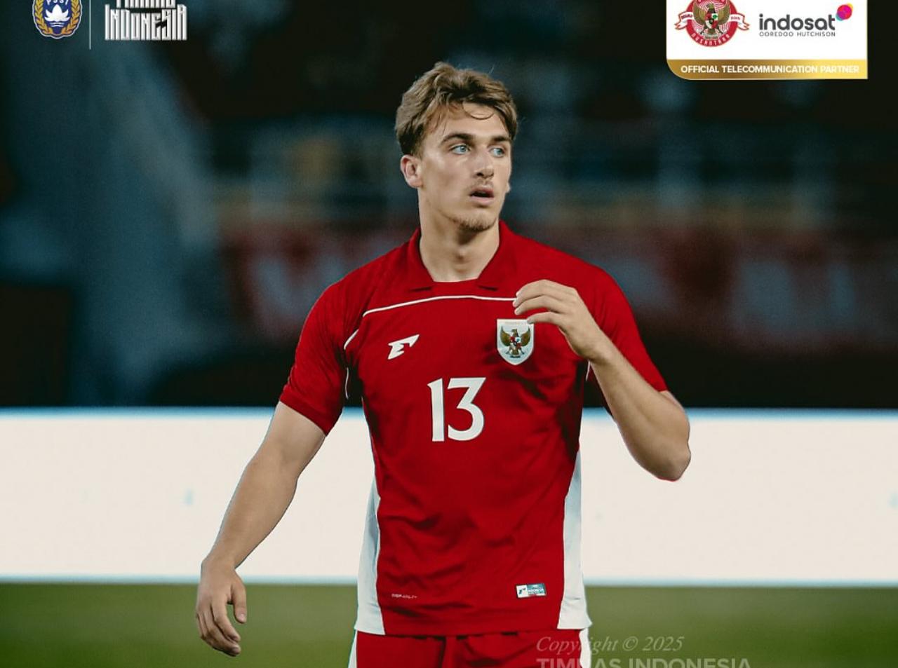 Mauro Zijlstra - Milliano Jonathans Debut di Timnas Indonesia, Nyaris Cetak Gol, Bungkam Chinese Taipei