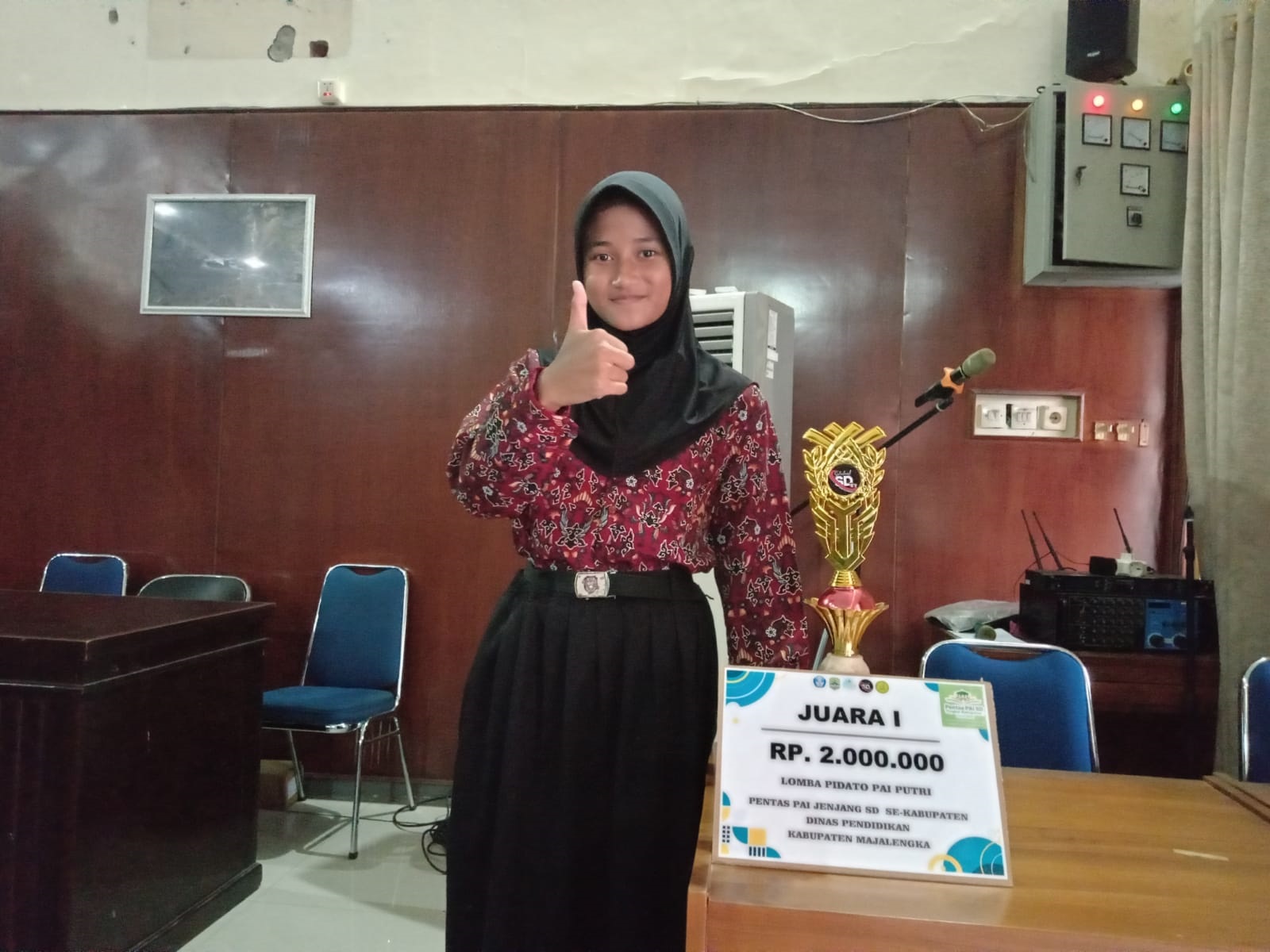 Asha Yulia Lisdiani Juara Pidato 