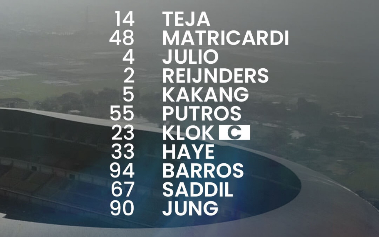 Starting Line Up Persib Bandung vs Dewa United, Trio Timnas Main Sejak Awal