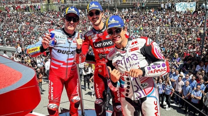 Hasil MotoGP Catalunya 2024, Bagnaia Juara Martin Kedua Marquez di Tempat Ketiga