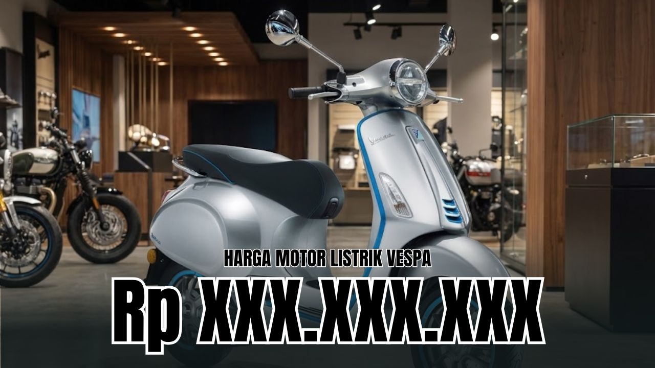 Segini Harga Motor Listrik Vespa yang Cocok Untuk Kamu Kolektor Motor Antik! 