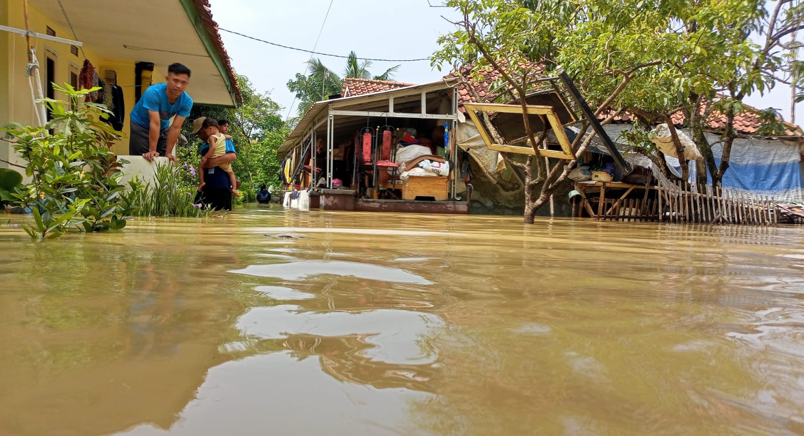 1.300 Rumah dan KK, 3.500 Jiwa di Tiga Desa di Kecamatan Kertajati Terendam Banjir