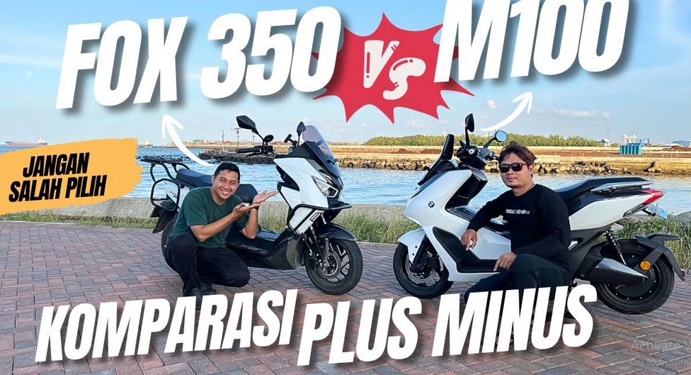 Perbandingan Skutik Uwinfly M100 Vs Polytron Fox 350, Mana Motor Listrik yang Lebih Layak Dibeli di 2026?