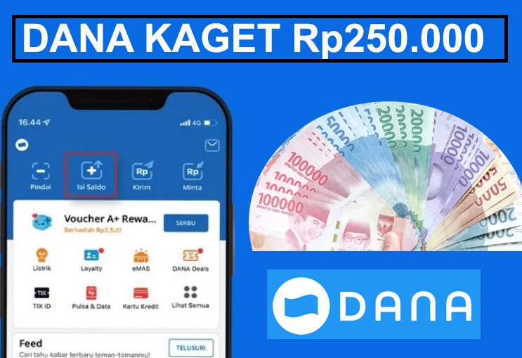 Saldo DANA Kaget Tengah Malam Khusus Bagi Kamu yang Masih Begadang, Yuk Klaim Link Terbarunya Disini