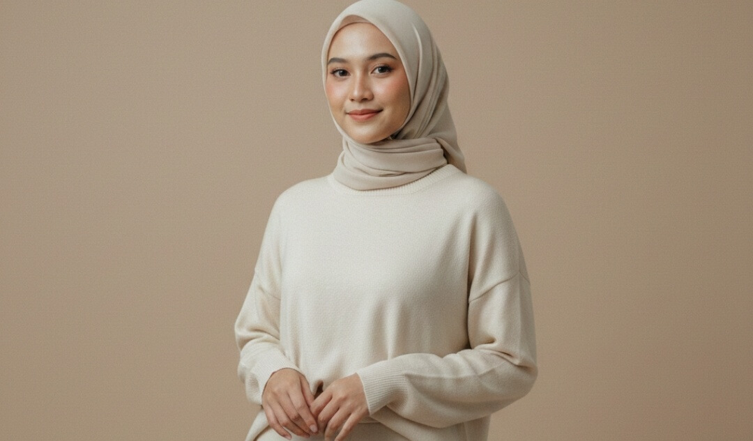 Kumpulan 5 Prompt Gemini AI Edit Foto Wanita Berhijab dengan Style Indonesian Looks yang Cantik dan Natural