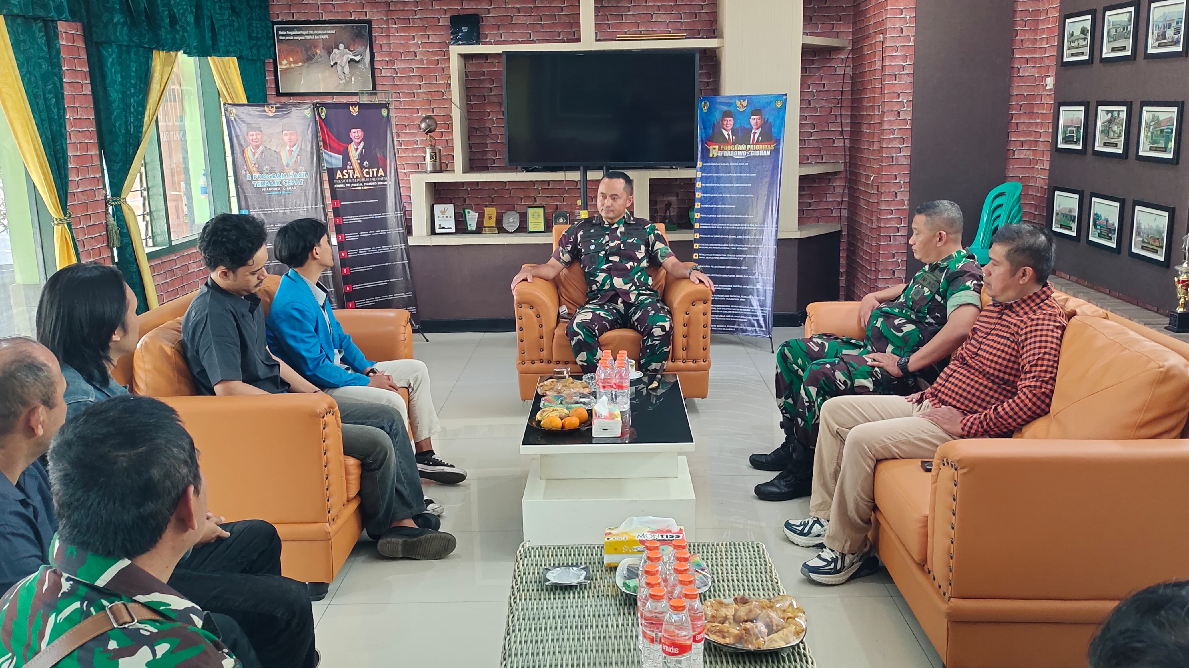 Dandim Bersinergi dengan Aktivis PMII