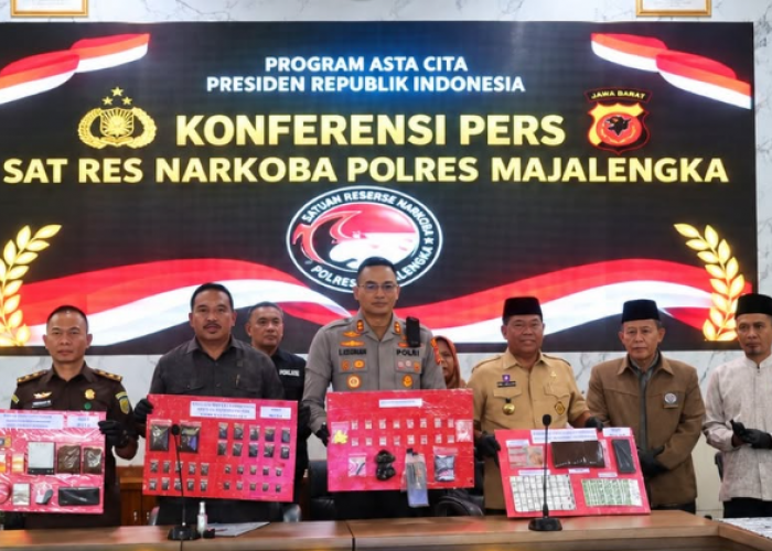 Dua Pekan, Polres Majalengka Ungkap 4 Kasus Narkoba, Sita Sabu hingga Tembakau Sintetis