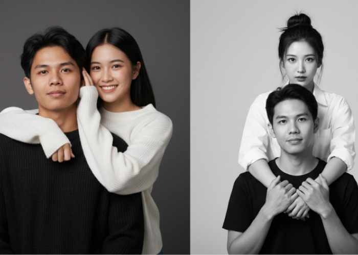 Kumpulan Prompt Gemini Foto Studio Bareng Pasangan, Mulai dari Gaya Elegan hingga Sinematik, Wajah Tetap SAMA!