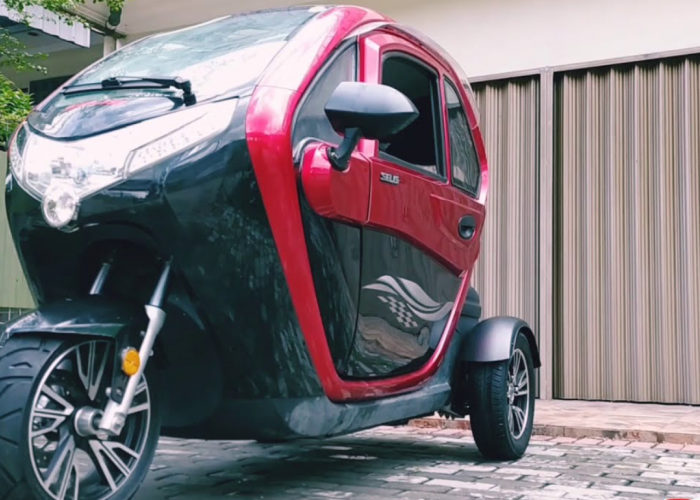 Kredit Motor LIstrik Roda Tiga Selis New Balis, Angsuran Cuman 1 Jutaan Aman dari Hujan dan Panas di Perkotaan