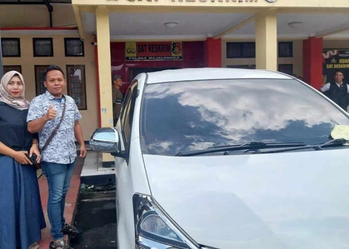 Polisi Serahkan Mobil Aris Yanto yang Hilang Akibat  Dicuri