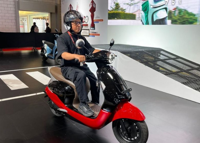 Indomobil e-Motor QT Mirip Vespa, Baterai Milik Sendiri, Akselerasi Ngebut dan Jarak Tempuh 135 Km Rp15 Jutaan