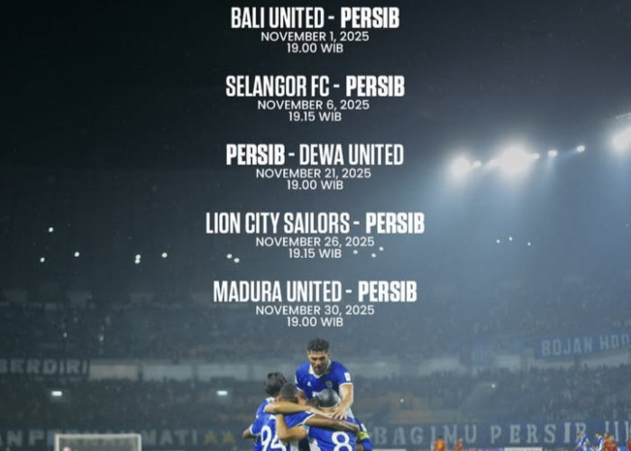 Laga Berat Menanti! Ini Jadwal Persib Bandung November - Desember 2025 di Super League dan ACL 2