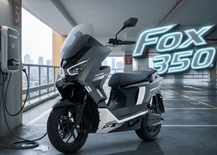 Cicilan Mulai Rp300 Ribuan Dapat Skutik yang Tembus 130 Km, Kredit Motor Listrik Polytron Fox 350 Tahun 2026