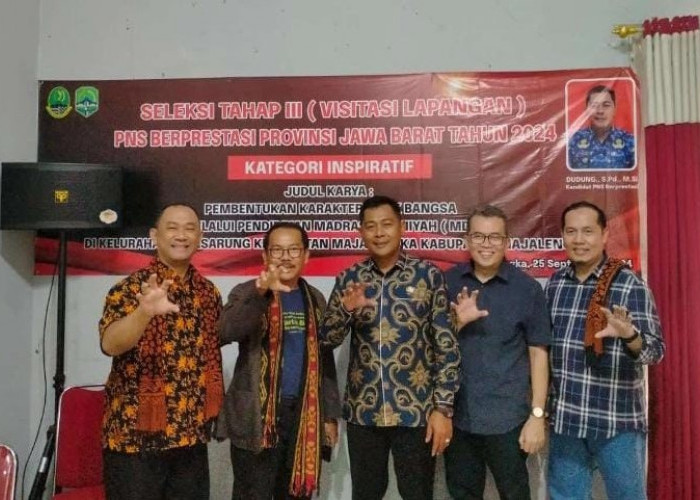 Seleksi Tahap III,  Lurah Cikasarung Dinilai Tim Provinsi