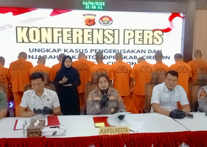 Polresta Cirebon Tetapkan 28 Tersangka Kerusuhan DPRD dan Penjarahan Fasilitas Umum
