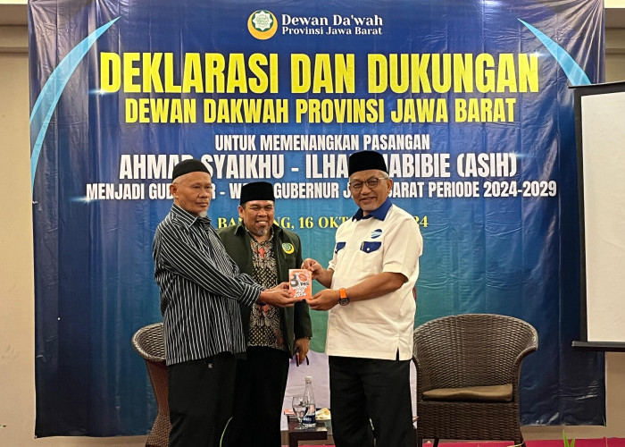 Deklarasi Dukungan, DDII Jabar Siap Kawal Kemenangan ASIH di Pilkada 2024