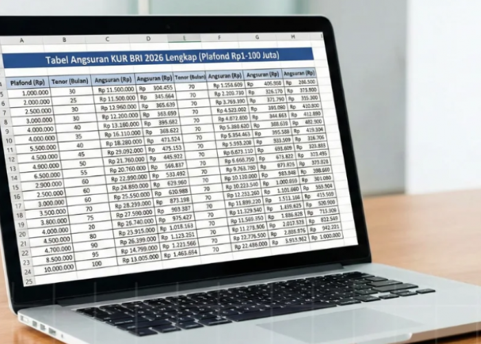 Cek Tabel Angsuran KUR BRI 2026, Pinjaman 50 Juta Angsuran Ringan, Cocok untuk Pelaku UMKM yang ingin Ekspansi