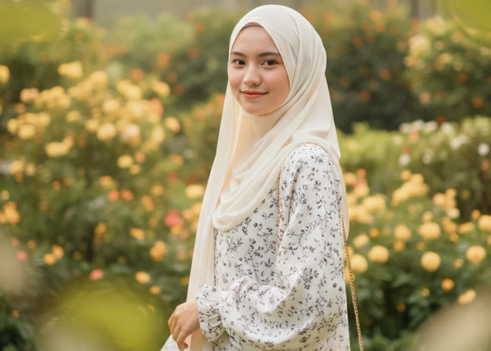 Hasil Natural Tanpa Mengubah Wajah! Deretan Teks Prompt Gemini Ai Foto Wanita Berhijab Cantik dan Elegan