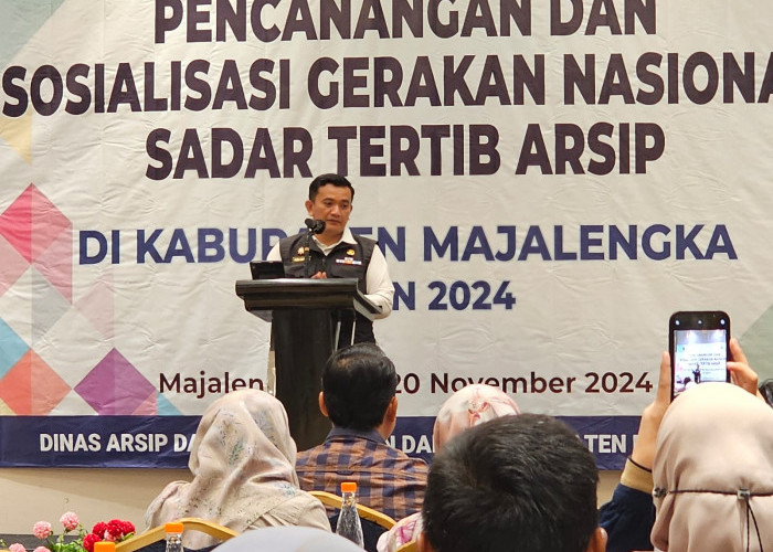 Jadi Contoh Implementasi Pengelolaan Arsip, Dinas Arpusda Sosialisasi GNSA