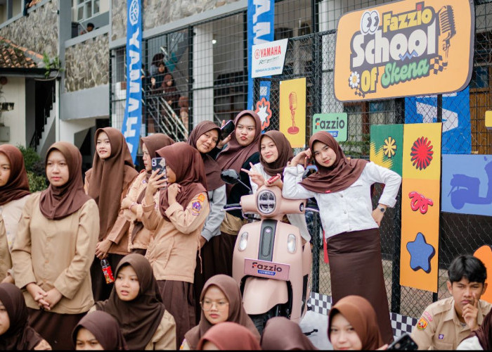 Yamaha ‘School of Skena’: Dekatkan Fazzio Hybrid dengan Generasi Muda Sukabumi