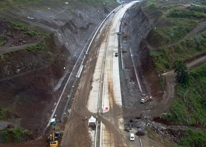 MULUS! Pembangunan Tol Cisumdawu Seksi 4A Cimalaka Sudah Selesai Konstruksi