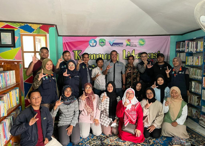 Patriot Desa Majalengka Gelar Workshop bersama Forum TBM di Kampung Literasi Sindanghaji 