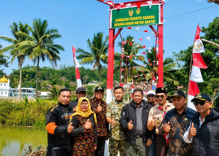 Jembatan Perintis Garuda Pangkas Jarak Warga Talaga Kulon dari 8 Kilometer Jadi 1 Kilometer