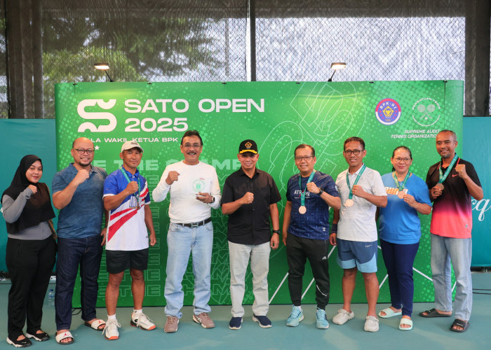 ATR/BPN Raih Juara III Bersama di Turnamen Tenis Antarinstansi SATO Open 2025 Piala BPK