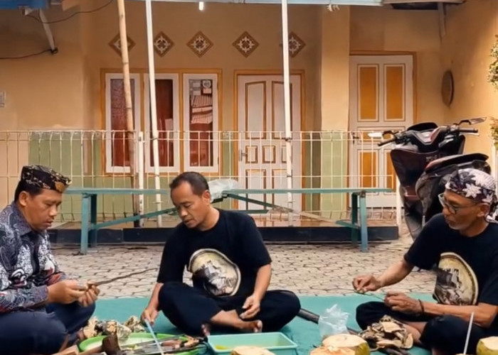 Tradisi 'Ngumbah Pusaka' Di Rumah Adat Panjalin, Desa Panjalin Kidul Dilakukan Setiap Akhir Bulan Maulid