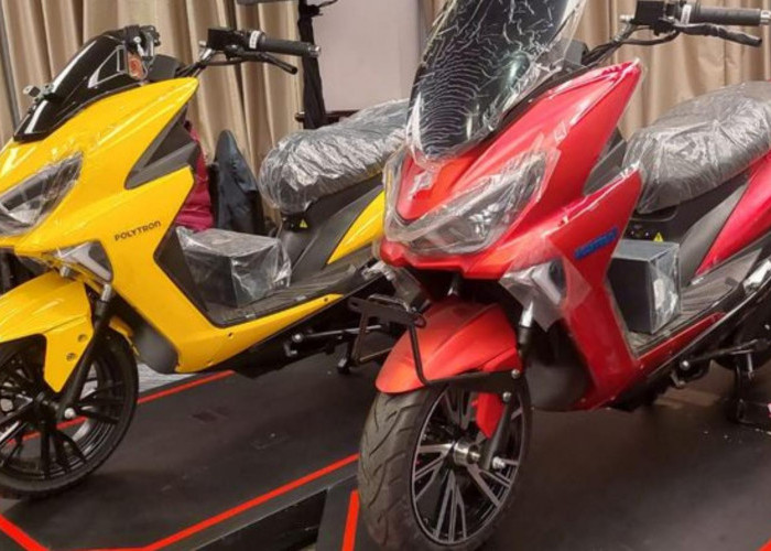 Spesifikasi Motor Listrik Polytron Fox 500 Top Speed 130 Km, Baterai 14.700W, Fast Charging, Desain Futuristis