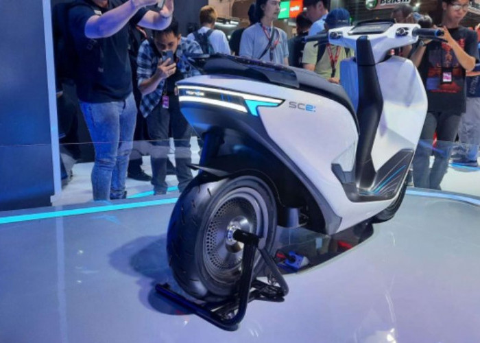 Motor Listrik Honda SC e Concept Klasik Modern dengan Baterai Lepas-Pasang, Jarak Tempuh 100 Km yang Praktis