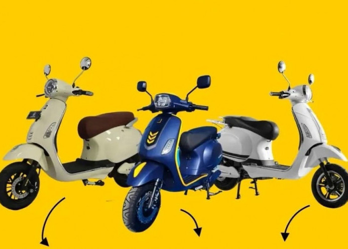 Rekomendasi 3 Motor Listrik Mirip Banget Vespa Matic, Masuk Dana Pelajar dan Mahasiswa Mulai Rp19 Jutaan Aja