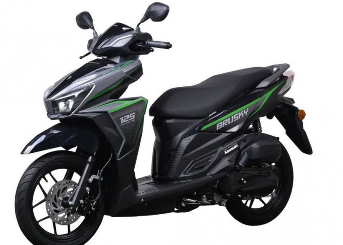 Jadi Pesaing Vario, Motor Kawasaki Modenas Brusky 125 Buatan Malaysia Siap Mengaspal di Indonesia
